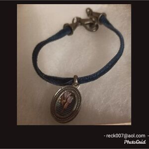 Antique Bracelet with Velvet band